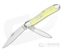 Case Peanut Yellow Synthetic Handle Slipjoint 00030