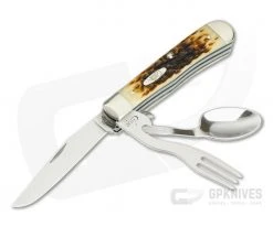 Case Amber Bone Hobo with Spoon