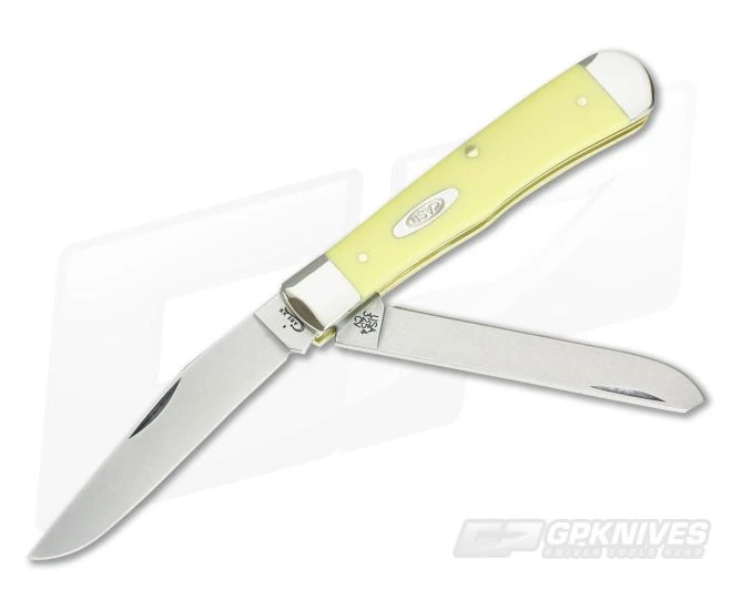 Case Yellow Handle Trapper