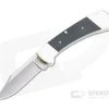 Buck Legacy 112 Ranger Vintage Tribute 440C Black Micarta Lock Back Folding Knife 0112BKSLE1
