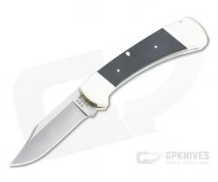 Buck Legacy 112 Ranger Vintage Tribute 440C Black Micarta Lock Back Folding Knife 0112BKSLE1