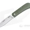Pena Knives X-Series Spear Point Slipjoint Satin M390 Smooth OD Green G10 Slipjoint Folder