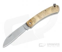 Fox Knives Nauta Stonewashed 420C Olive Wood Slip Joint Knife 01FX882