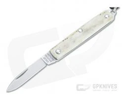 Great Eastern Cutlery #05 PPP Keychain Knife Pen Blade Sambar Stag Slip Joint Folder 052121-SS-03