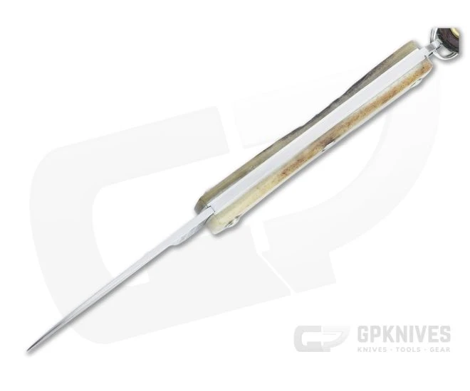 Great Eastern Cutlery #05 PPP Keychain Knife Pen Blade Sambar Stag Slip Joint Folder 052121-SS-15 - Image 3