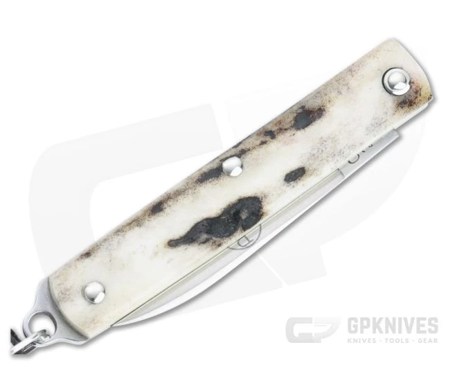 Great Eastern Cutlery #05 PPP Keychain Knife Pen Blade Sambar Stag Slip Joint Folder 052121-SS-17 - Image 2