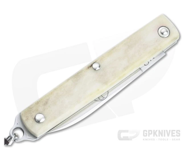 Great Eastern Cutlery #05 PPP Keychain Knife Pen Blade Sambar Stag Slip Joint Folder 052121-SS-21 - Image 2