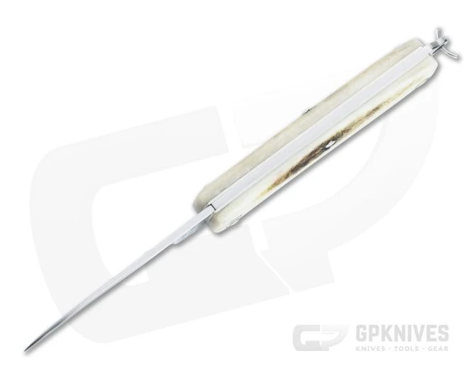 Great Eastern Cutlery #05 PPP Keychain Knife Pen Blade Sambar Stag Slip Joint Folder 052121-SS-21 - Image 3