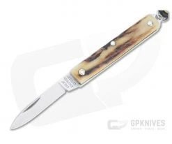 Great Eastern Cutlery #05 PPP Keychain Knife Pen Blade Sambar Stag Slip Joint Folder 052121-SS-27