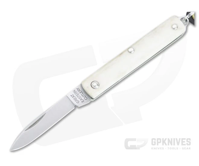 Great Eastern Cutlery #05 PPP Keychain Knife Pen Blade Sambar Stag Slip Joint Folder 052121-SS-29