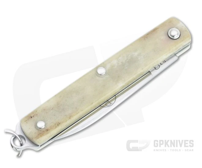 Great Eastern Cutlery #05 PPP Keychain Knife Pen Blade Sambar Stag Slip Joint Folder 052121-SS-29 - Image 2