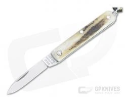 Great Eastern Cutlery #05 PPP Keychain Knife Pen Blade Sambar Stag Slip Joint Folder 052121-SS-32