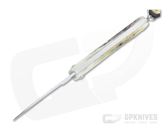 Great Eastern Cutlery #05 PPP Keychain Knife Pen Blade Sambar Stag Slip Joint Folder 052121-SS-32 - Image 3