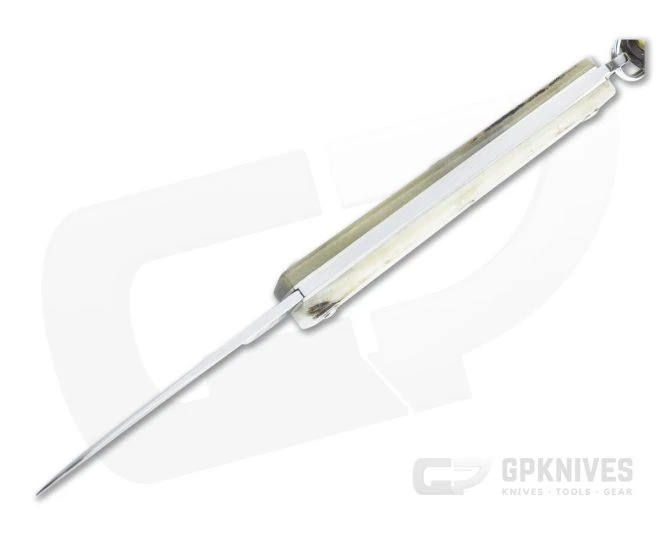 Great Eastern Cutlery #05 PPP Keychain Knife Pen Blade Sambar Stag Slip Joint Folder 052121-SS - Image 3