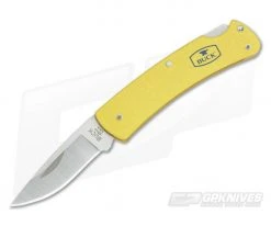 Buck 524 Alumni Gold Anodized Aluminum Gentleman's Lock Back Knife 0524GDS