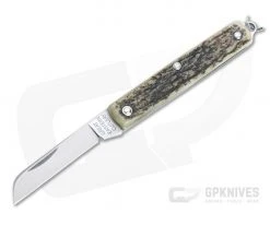 Great Eastern Cutlery #05 PPP Keychain Knife Sheepsfoot Sambar Stag Slip Joint Folder 053121-SS-07