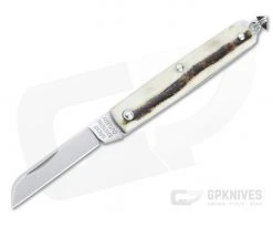 Great Eastern Cutlery #05 PPP Keychain Knife Sheepsfoot Sambar Stag Slip Joint Folder 053121-SS-08