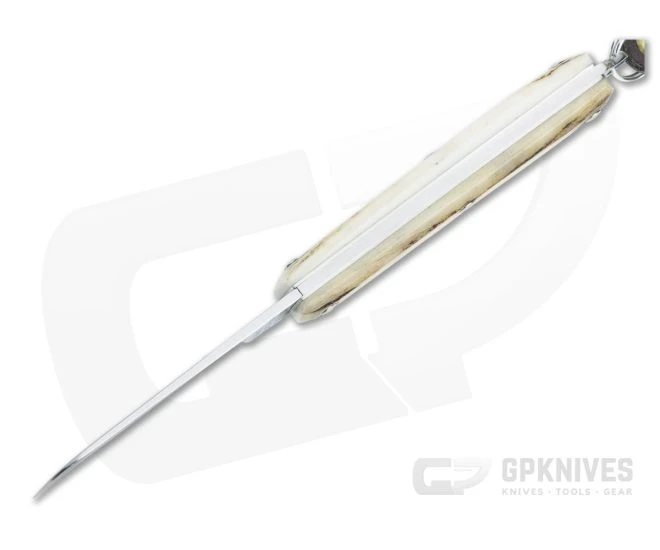 Great Eastern Cutlery #05 PPP Keychain Knife Sheepsfoot Sambar Stag Slip Joint Folder 053121-SS-15 - Image 3