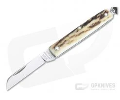 Great Eastern Cutlery #05 PPP Keychain Knife Sheepsfoot Sambar Stag Slip Joint Folder 053121-SS-22