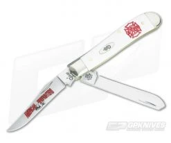 Case Mini Trapper White Polymer American Firefighters 05468