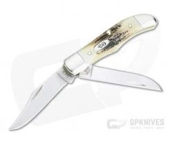 Case Pocket Hunter Two-Blade Genuine Stag 05621