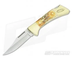 Case Mako Lockback Bone Stag Handle 06921