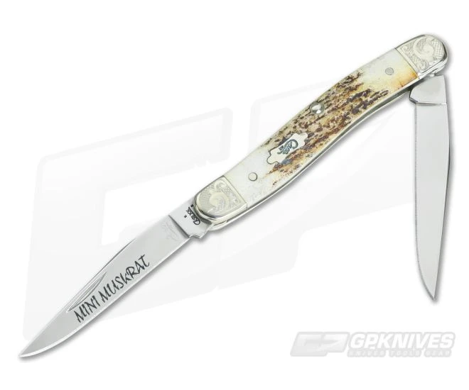 Case Family Set Engraved Mini Muskrat Stag