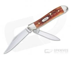 Case Peanut Pocket Worn Harvest Orange Corn Cob Jig Bone 07404