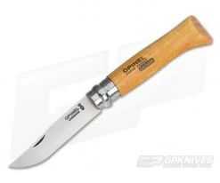 Opinel No 8 Carbon Steel Pocket Knife Beech Wood