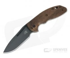 Hinderer XM Slippy Vintage Series Black O1 Spear Point Smooth Walnut Battle Green Slip Joint 0948
