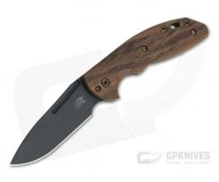 Hinderer XM Slippy Vintage Series Black O1 Spear Point Smooth Walnut Battle Green Slip Joint 0952