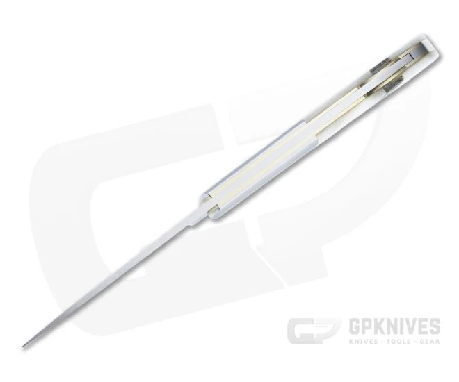 Moki Pliant Arrow Polished AUS-8 Bolstered Mother of Pearl Lock Back Folder 100EG - Image 3