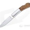 Moki Glory Polished AUS-8 Bolstered Quince Wood Lock Back Folder 101J