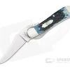 Case Russlock Blue Denim Peach Seed Jigged Bone Liner Lock 10884