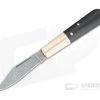 Boker Solingen Barlow Copper Integral Burlap Micarta Acid Washed N690 Slip Joint 110054