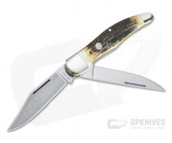 Boker Solingen Folding Hunter Stag Slip Joint Folder 112020HH