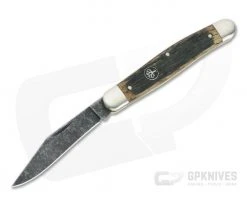 Boker Solingen Stockman Castle Burg Limited Ancient Oak Acid Washed O1 Slip Joint 113985