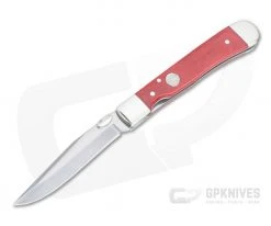 Boker Solingen Trapperliner Red Bone Single Blade Liner Lock Folder 114711