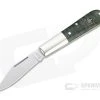 Boker Solingen Barlow Clip Point 440C Green Curly Birch Slip Joint 118941