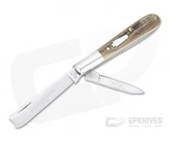 Queen Schatt & Morgan 2008 Series XVIII One Arm Mini Barlow Mammoth Ivory Slip Joint 122367