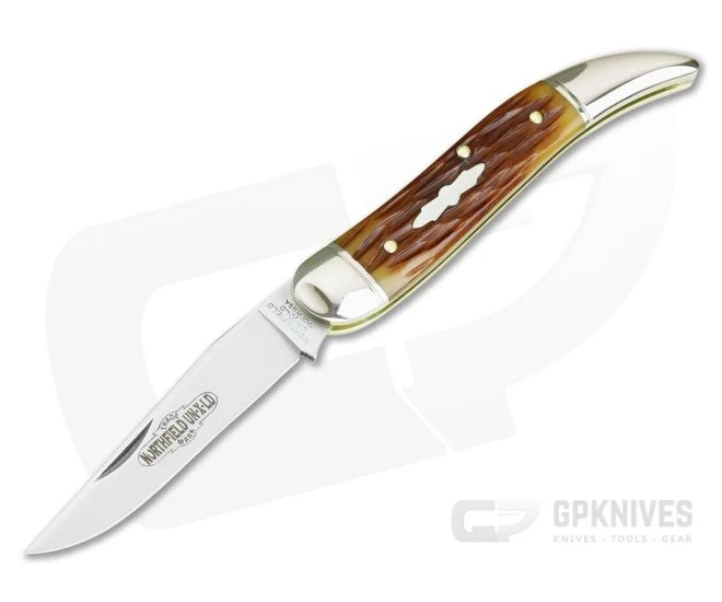 Northfield UN-X-LD #12 Toothpick Pattern Copperhead Pony Cut Bone