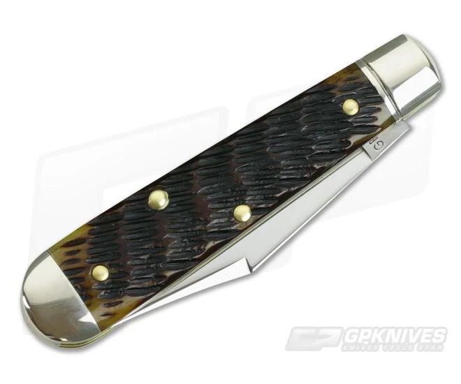 Northfield UN-X-LD #14 2 Blade Lick Creek Boys Knife Yellow Jig Bone - Image 2