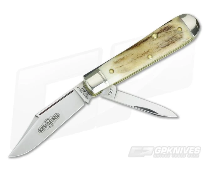 Northfield UN-X-LD #14 2 Blade Lick Creek Boys Knife Sambar Stag 03