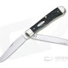 Case Trapper Rough Black Synthetic Slip Joint Folder 18221