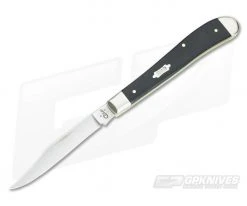 Case Slimline Trapper Black Canvas Handle 23135