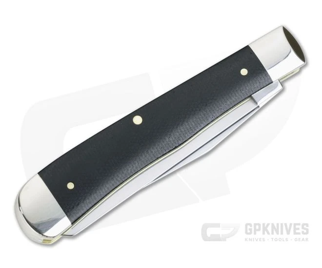 Case Trapper Double Black Canvas Micarta Laminate 23142 - Image 2