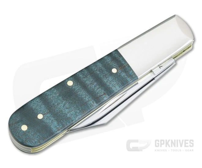 Case Barlow 2019 Smooth Turquoise Curly Maple Wood 23362 - Image 2