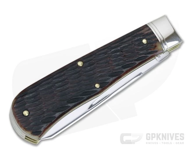 Northfield UN-X-LD #23 Bullet Pioneer Trapper Two-Blade Redtail Jigged Bone 235220 - Image 2