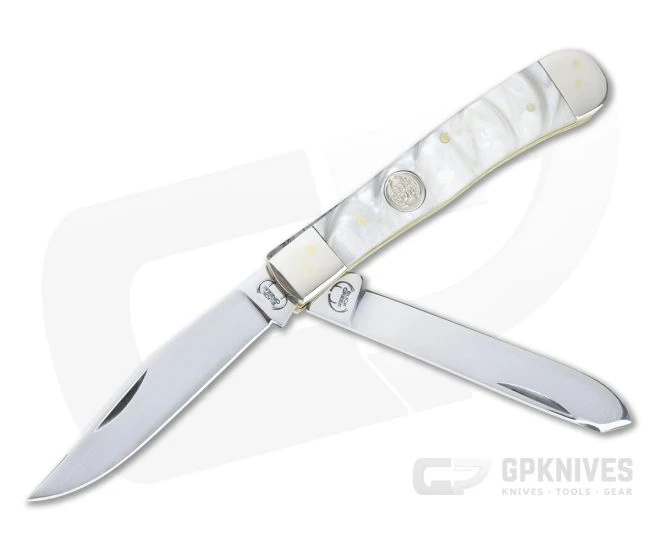 Buck Creek Trapper Cracked Ice Celluloid Slip Joint 254CI