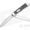 Case Trapper Smooth Black Sycamore Wood Slip Joint 25570
